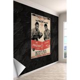 Efsanevi Boks Maçı Ali vs Frazier Spor Salonu & Fitness Tek Parça Tekstil Poster, 150 x 100