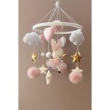 EFSBABY Kız Bebek Odası Bebek Beşiği Dönencesi Bebek Odası Dekorasyon