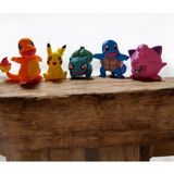 Efser Atölye Sevimli Pokemon Seti Dekor Figür Oyuncak
