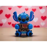 Efser Atölye Stitch ve Angel I Love You Dekor Figür Oyuncak - STİTCH