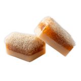 Efsun %100 El Yapımı Doğal Kabak Lifli Eşek Sütlü Ballı Gliserinli Sabun, Eşek Sütlü Ballı Yüz ve Vücut Sabunu, Peeling Sabunu, Nemlendirici Etkili Kabak Lifli Katı Sabun 120 Gr