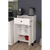 Efsun 2 Kapaklı 1 Çekmeceli Banyo Dolabı Beyaz