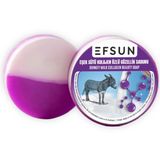 Efsun Doğal Eşek Sütü Kolajen Özlü Güzellik Sabunu, Eşek Sütlü Kolajenli Yuvarlak Katı Sabun 135 Gr.