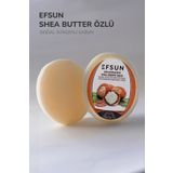 Efsun Doğal Süngerli Shea Butter Özlü Sabun, Shea Butter Sabunu, Süngerli Banyo Sabunu 135 Gr.