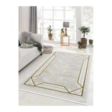 Efsun Modern Salon Ve Oturma Odası Halısı - Krem Gold Outlet Ürün 4536