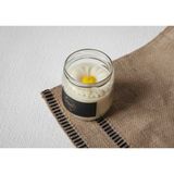 Efsuni Handmade Papatyalı Mum Kavanoz - Beyaz