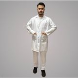 EFT Beyaz Iş Önlüğü Kumaş - XS