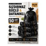 EFTAPLAST 80*110 Endüstriyel Çöp Poşeti (5 RULO-50 ADET) 300gr