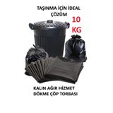 EFTAPLAST 80*110 Endüstriyel- Extra Kalın Çöp Poşeti (10 KG)