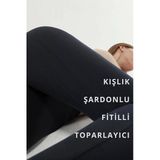 Eftelya Kışlık Fitilli Şardonlu Tayt