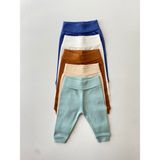 Efu Baby 5'li Pamuklu Raporlu Basic Bebek Pantolon Çok Renkli Yumuşak Kumaş Modeli - 6 - 9 Ay