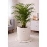 Efuliz Home Jüt Hasır Çok Amaçlı Dekoratif Organizer Saksı Sepeti Bahçe Düzenleyici Sepeti En 30 Boy 30 cm