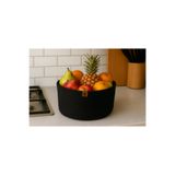 Efuliz Home Jüt-Hasır Çok Amaçlı-Düzenleyeci-Organizer Sepet- Sebze-Meyve Sepeti,Kabı(En:25-Boy:15 cm)