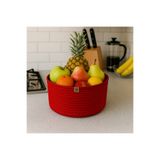 Efuliz Home Jüt-Hasır Çok Amaçlı-Düzenleyeci-Organizer Sepet- Sebze-Meyve Sepeti,Kabı(En:30-Boy:17 cm)