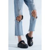 EFW Estate Yüksek Ölçekli Siyah Günlük Ev,hastane Aşçı Hemşire Doktor Terliği