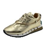 EGA Ayakkabı Hakiki Deri Sneaker (ALTIN, EU Ayakkabı Beden Sistemi, Yetişkin, Kadın, Sayısal, Orta, 41)