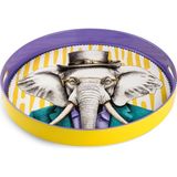 Egan Italy Human Fil Desenli Yuvarlak 37.5 cm Tepsi