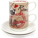 Egan Italy In The City Roma 2’li Espresso Fincan Seti - 1 Adet - 100 ml