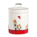 Egan Italy Le Casette Kırmızı 14x19 cm Kavanoz