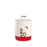 Egan Italy Le Casette Kırmızı 9x12 cm Kavanoz