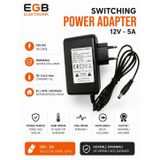 egb 12V 5A PRİZ TİPİ ADAPTÖR
