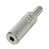 egb Metal 3.5mm Trs Stereo Dişi Jak Ses Kablosu Uzatma Konnektörü (ÇK-15)