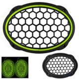 egb Midrange Kapağı Neon Ledli Oval Yeşil 2 Adet