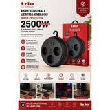 egb TRİO TR-3444 3 LÜ (3*USB+1*TYPE-C) 100-250V 2MT AKIM KORUMALI PRİZ