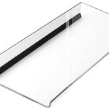 Egchi Bilgisayar Klavye Standı PC Klavye Standı, Akrilik Eğimli Klavye Standı, Ergonomik Yazma için Şeffaf Klavye Tepsisi, Kolay Yazma ve Çalışma için, Silikon Kaymaz Kılıflı Klavye Tutucu