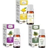 Ege Aromaterapi Seti: Kekik Yağı 20 ml + Acı Elma (Adaçayı) Yağı 20 ml + Sarı Kantaro