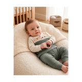 Ege Bebek %100 Pamuk 0-3-6-9-12 Aylık Erkek Bebek Araba Baskılı İnce Mevsimlik 2'li Alt Üst Bebek Takım