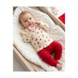 Ege Bebek %100 Pamuk 0-3-6-9-12 Aylık Kız Bebek Fırfırlı İnce Mevsimlik 2'li Alt Üst Bebek Takım