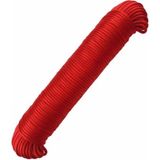 Ege Çelik Halat Renkli Iskota Halat Ip 3 mm 10 Metre - Kırmızı