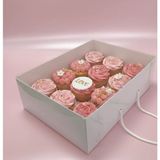 Ege Concept Life 12 Li Cup Cake Kutusu Full Asetat Kapaklі Duvarlı 35X26X11