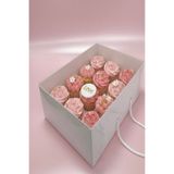 Ege Concept Life 12'li Cupcake Kutusu 35x26x11 - Şeffaf Asetat Kapaklı ve İpli Muffin Sunum Kutusu