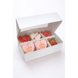 Ege Concept Life 6 Bölmeli Asetat Penceleri Cupcake Kutusu | Pastane & Organizasyon Sunumları - 2'li Paket