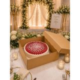 Ege Concept Life 60X60X20 Büyük Düğün Pastası Kutusu Kraft Renk