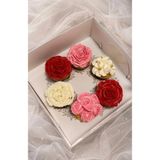 Ege Concept Life Çelenk Desenli 6 Lı Cupcake Kutusu 25X25X10