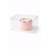 Ege Concept Life Full Asetat Şeffaf Pasta Kutusu 35x26x17 - 25 Mikron Kalın ve Dayanıklı Ambalaj