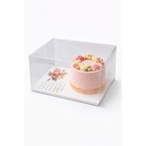 Ege Concept Life Full Asetat Şeffaf Pasta Kutusu 35x26x17 - Takvim Pasta Atlığı 2'li Set