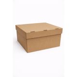 Ege Concept Life Kraft Harf Pasta Kutusu 35x45x20 - Dikdörtgen Cream Tart ve Profesyonel Taşıma Ambalajı