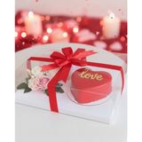 Ege Concept Life Şeffaf Pasta Kutusu 35X26X17/KAPLAMA Pasta Altlığı ve Love Pleksi 3 Lü Set