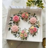 Ege Concept Life Yaprak Desenli 6 Lı Cupcake Kutusu 25X25X10