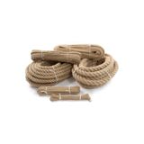 ege çuval 5 Mm 10 Metre Jüt Halat Ip Dekoratif Hasır Ip