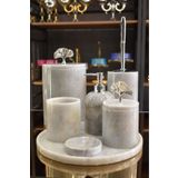 ege gross Rüya Gri Mermer Banyo Seti / Mermer Banyo Takımı