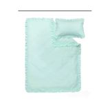 Ege Home Country Fırfırlı Bebek Nevresim Takımı Mint Yeşili