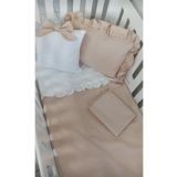 Ege HOME Decoration&Accessories Mia Bebek Nevresim Takımı Fırfırlı Bej
