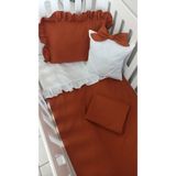 Ege HOME Decoration&Accessories Mia bebek nevresim takımı fırfırlı tarcın