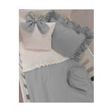Ege HOME Decoration&Accessories Mia Gri Bebek Nevresim Takımı 100x150