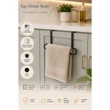 EGE HOME STORE Havluluk peçetelik askısı banyo mutfak düzenleyici kagıt rulo havlu askılıgı pratik siyah mat